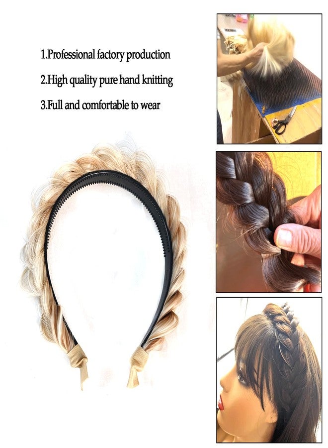 TOECWEGR Braided Headband WithTooth Wide Braid Messy Hair Hoop WomenFashion Hair Accessories - Image 5
